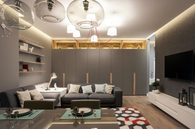 7 советов по дизайну большой комнаты в квартире + фото интерьеров
