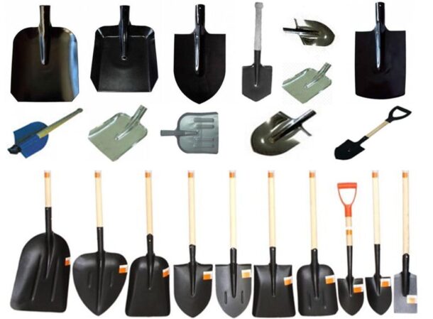 Разнообразие видов лопат