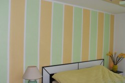 покраска стен в два цвета