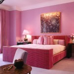 розовые шторы в спальне