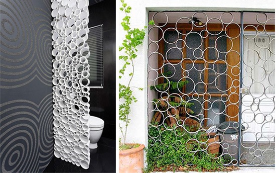 Мебель из пластиковых труб для вашего дома и сада с фото