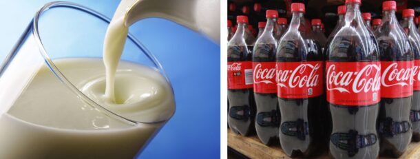Молоко коровье и кока-кола - как альтернативное средство против высолов
