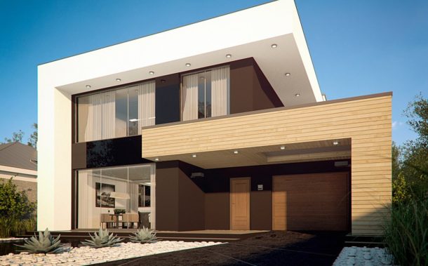 частный дом минимализм архитектура