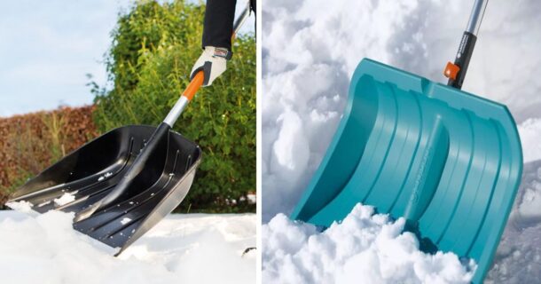 Лопата совковая для уборки снега