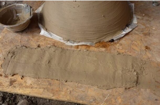 Процесс изготовления тандыра из глиняного состава