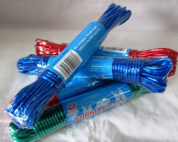 Верёвка из пластика для белья