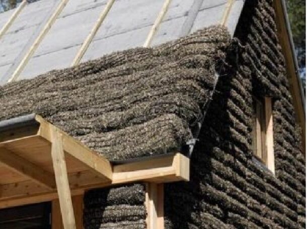 Утепление крыши с помощью водорослей